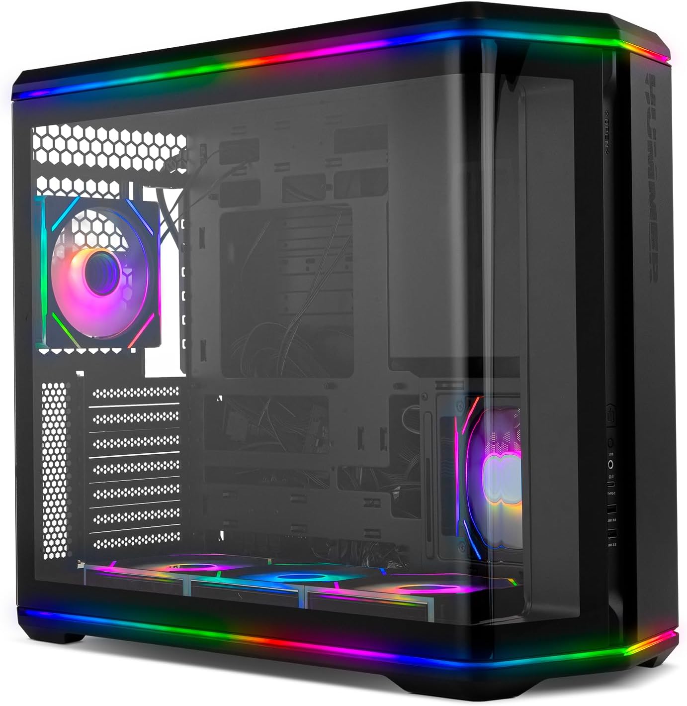 Caixa Gaming NOX Hummer Anvil Semitorre ATX Preto - Imagem 5