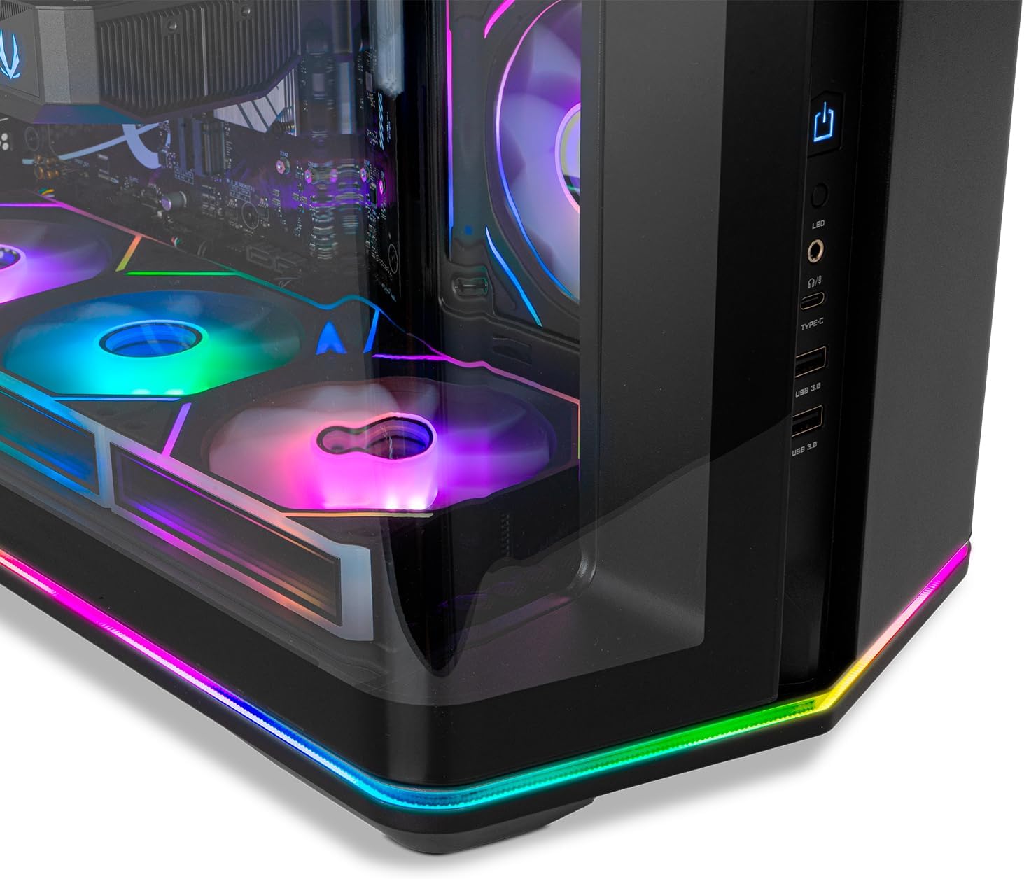 Caixa Gaming NOX Hummer Anvil Semitorre ATX Preto - Imagem 4