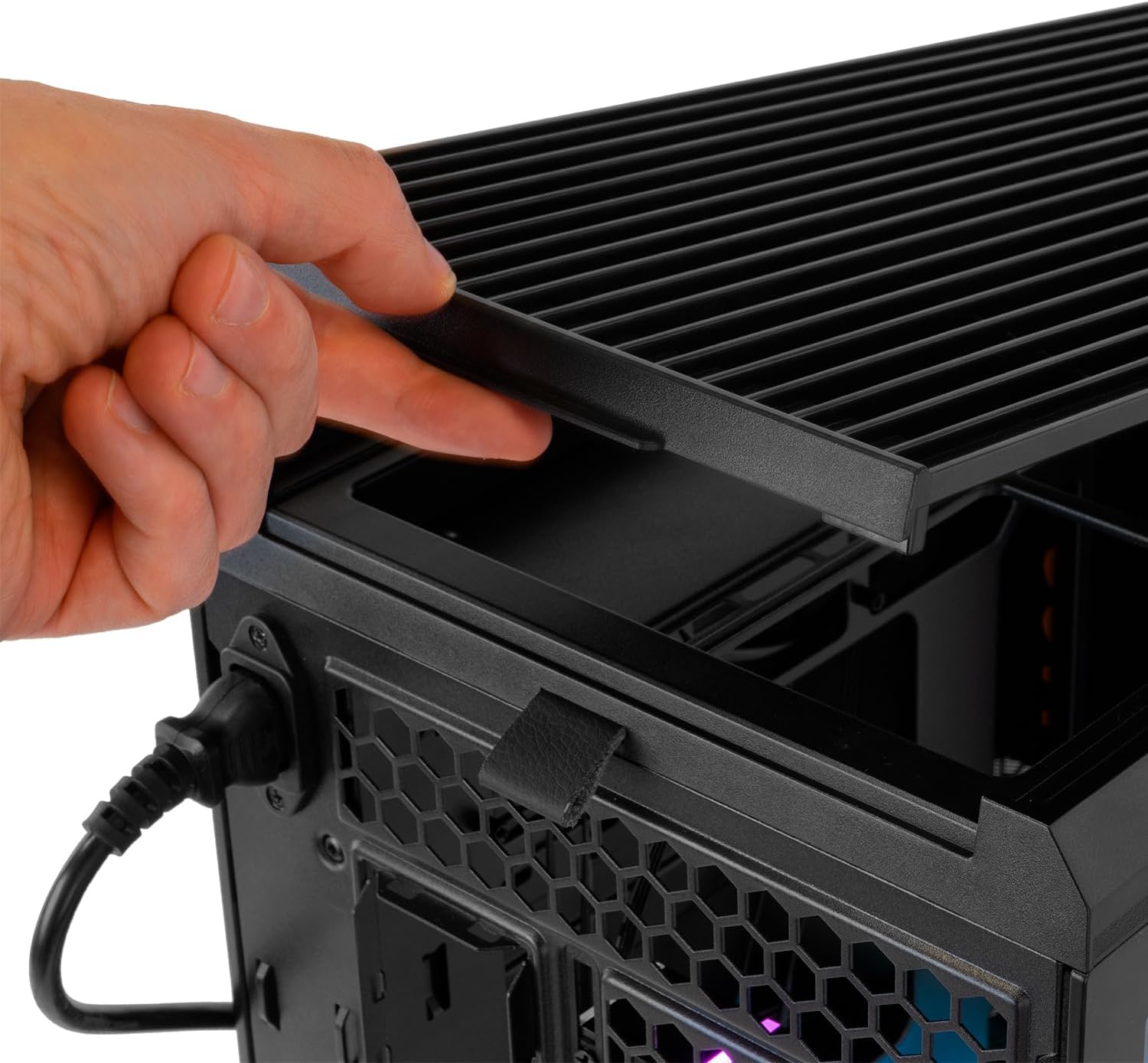 Caixa Gaming NOX Hummer Anvil Semitorre ATX Preto - Imagem 9