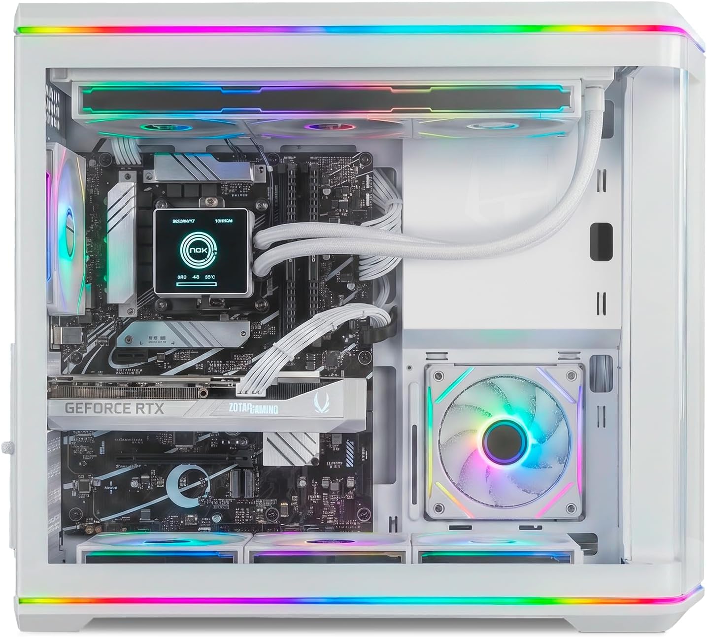 Caixa Gaming Nox Hummer Anvil Mid Tower Branca - Imagem 3