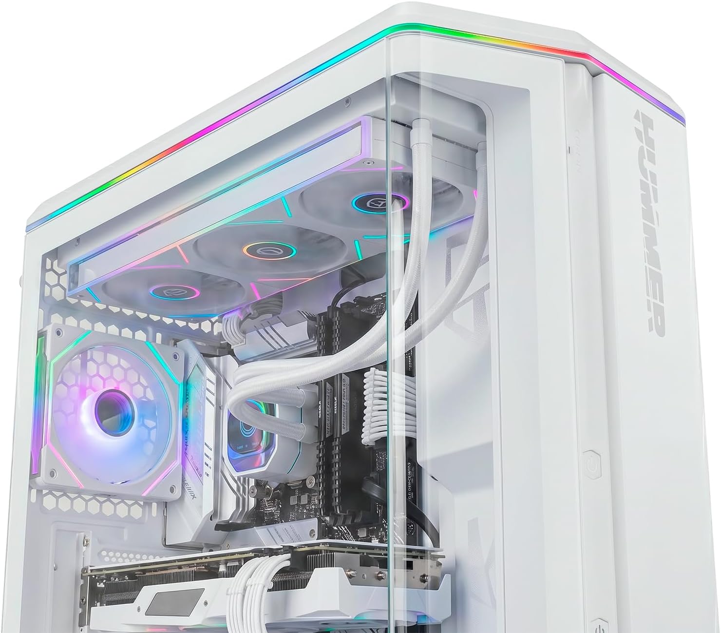 Caixa Gaming Nox Hummer Anvil Mid Tower Branca - Imagem 4