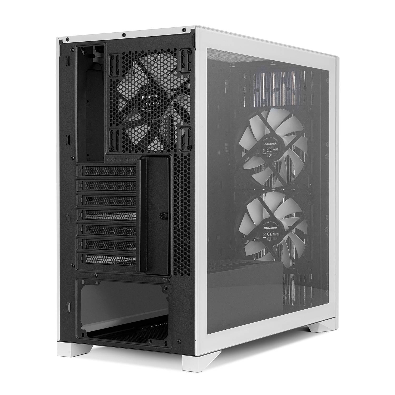 Caixa Gaming Semitorre Nox Hummer Element/ Branca - Imagem 6