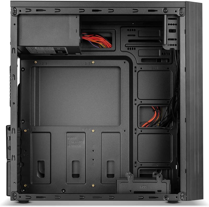 Caixa Semitorre NOX Lite010 com Fonte de Alimentação 500W USB 3.0 Preto - Imagem 6