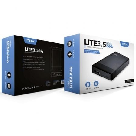 Caixa Externa para Disco Rígido de 3.5" Nox Lite 3.5''/ USB 3.0 - Imagem 4