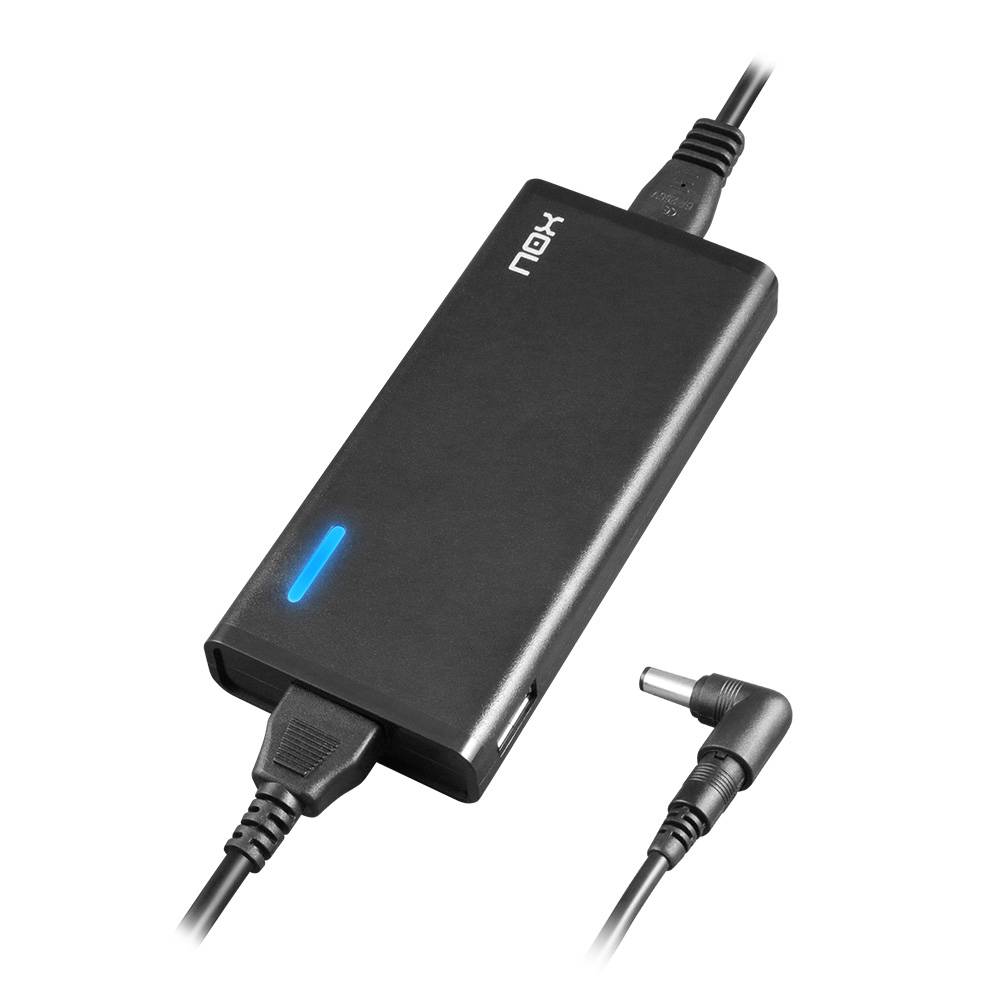 Carregador de Portátil Nox 65W/ 65W/ Automático/ 10 Conectores/ Voltagem 15-20V