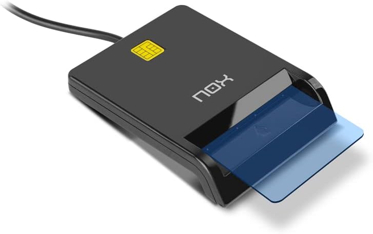 Leitor de Cartão de Cidadão e Smart Cards NOX Card ID USB 2.0 Preto - Imagem 2