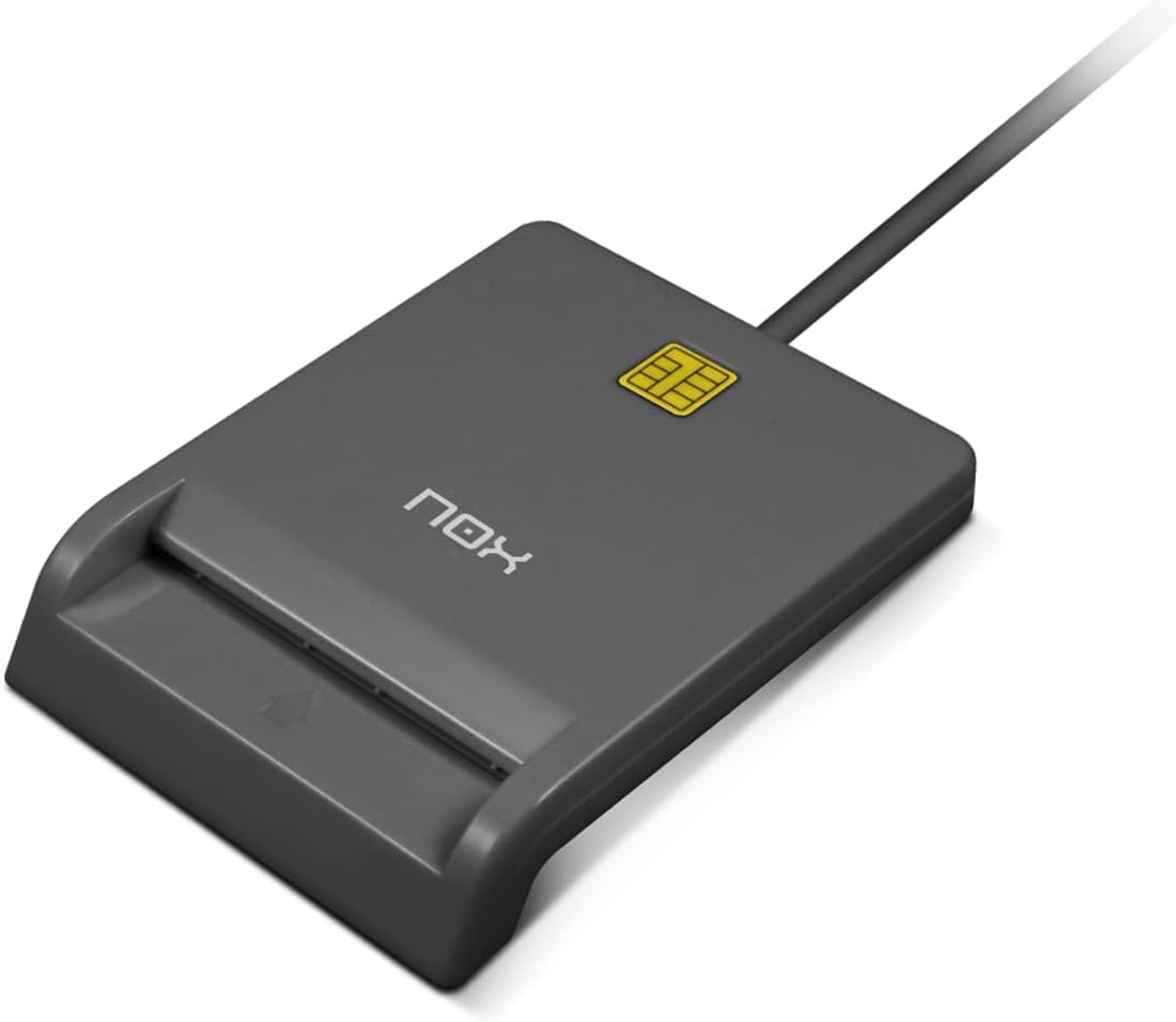 Leitor de Cartão de Cidadão e Smart Cards NOX Card ID USB 2.0 Preto