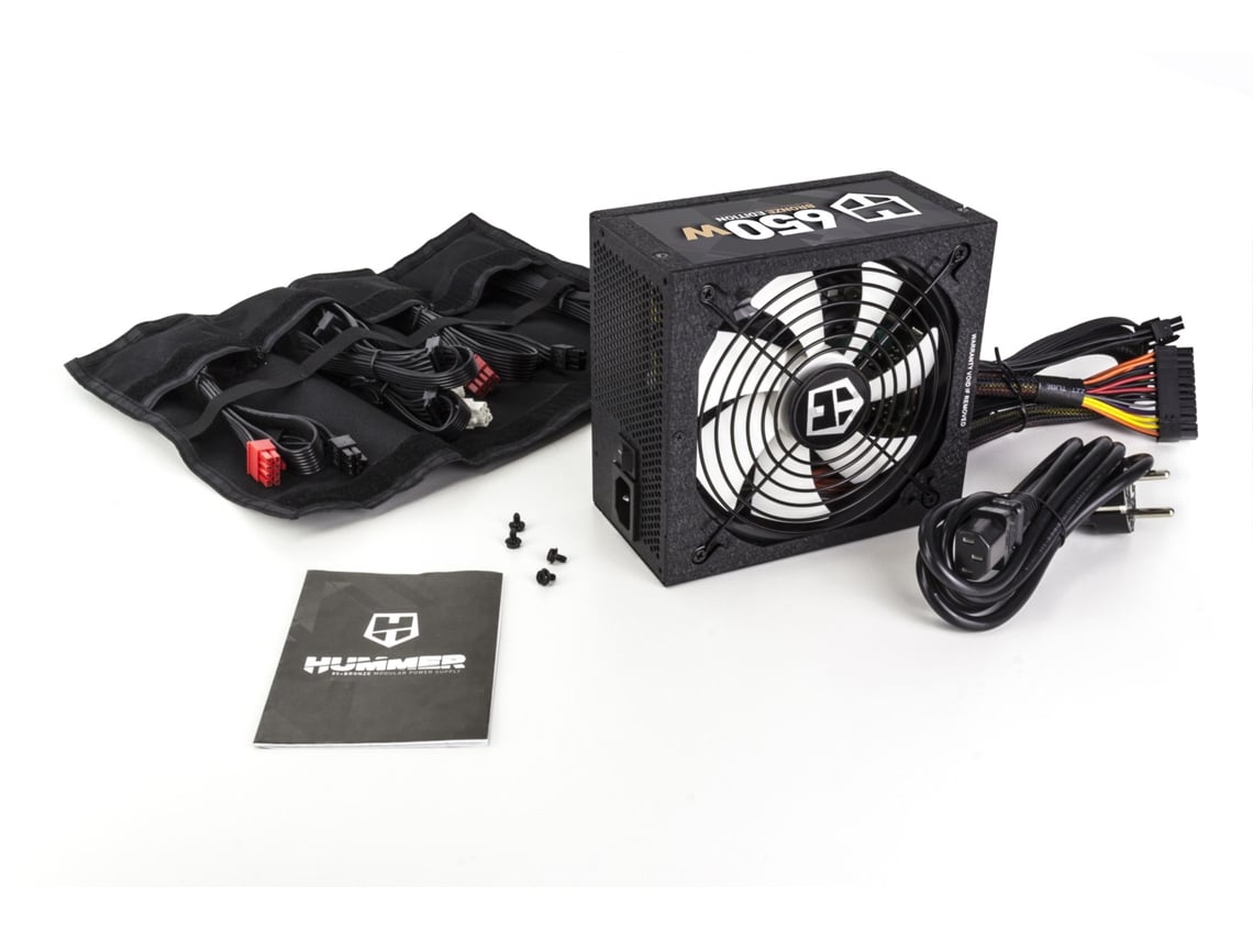 Fonte de Alimentação Nox Hummer/ 650W/ Ventilador 14cm/ 80 Plus Bronze