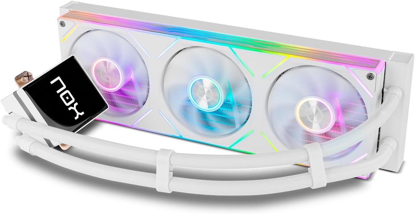 Sistema de Refrigeração Líquida Nox M-360 LCD/ Branco