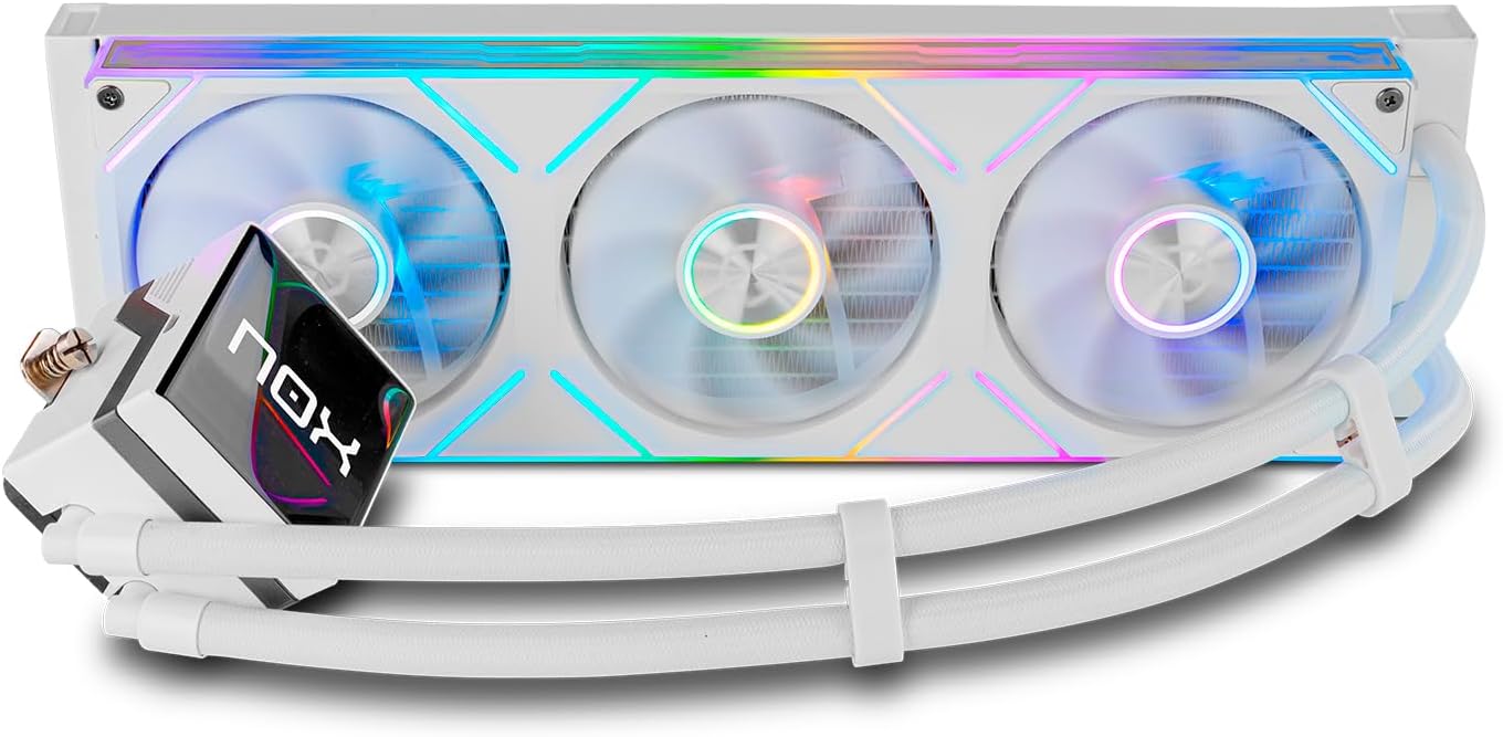 Sistema de Refrigeração Líquida Nox M-360 LCD/ Branco - Imagem 2