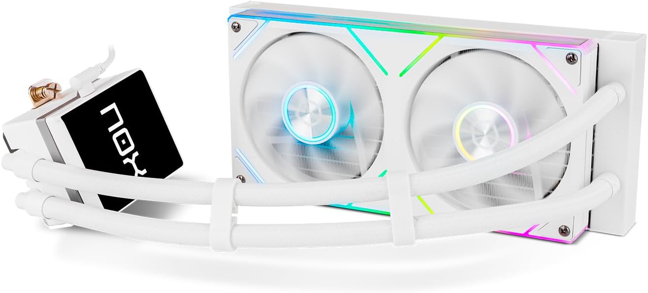Sistema de Refrigeração Líquida Nox M-240 LCD/ Branco