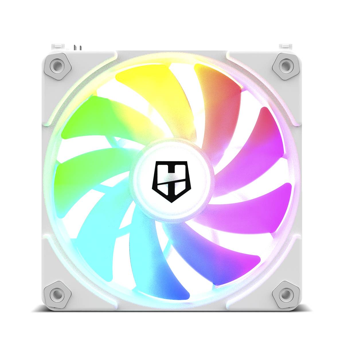 Ventilador Nox Easy Link/ ARGB/ 12cm/ Branco