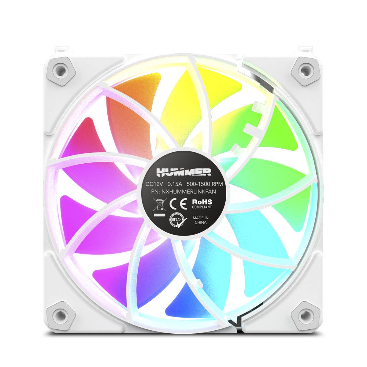Ventilador Nox Easy Link/ ARGB/ 12cm/ Branco - Imagem 4