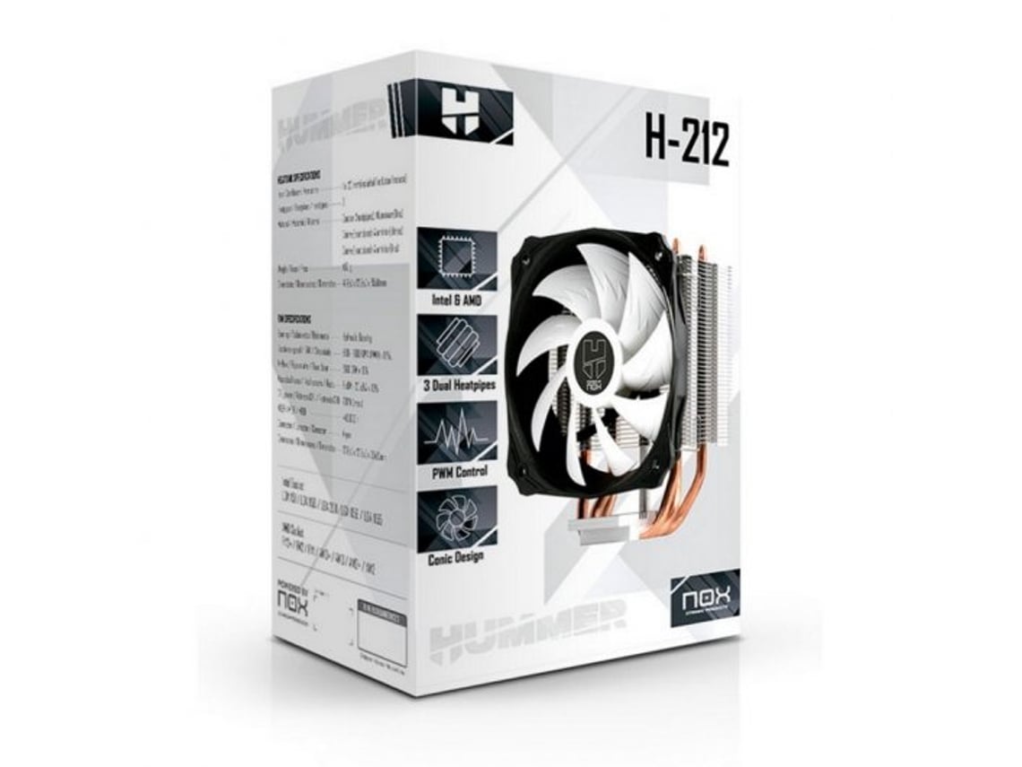 Ventilador com Dissipador Nox H-212/ 12cm - Imagem 4
