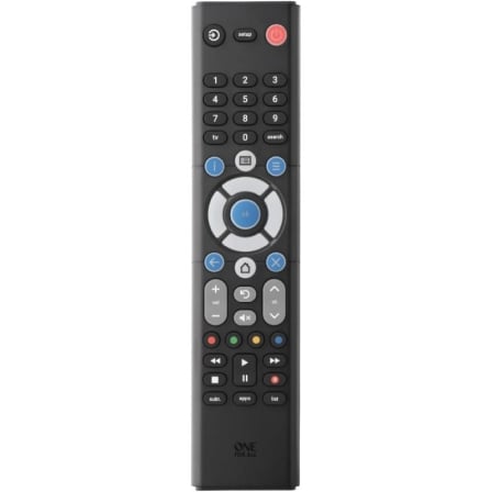 Comando Universal para TV One For All Essence URC 1211 Compatível com Todas as Marcas LCD LED OLED QLED Preto