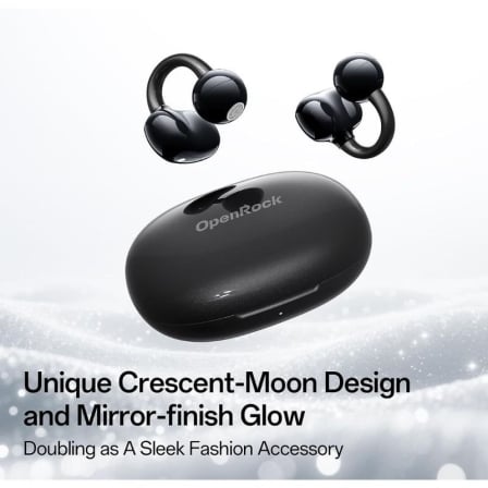 Auriculares Desportivos de Condução Aérea OpenRock E OPACE01 Bluetooth Autonomia 28h com Estojo de Carga Preto - Imagem 5