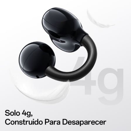 Auriculares Desportivos de Condução Aérea OpenRock E OPACE01 Bluetooth Autonomia 28h com Estojo de Carga Preto - Imagem 3