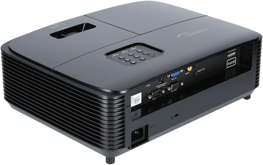 Projetor Optoma W371/ 3800 Lúmenes/ WXGA/ HDMI-VGA/ Preto - Imagem 3