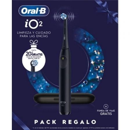 Escova de Dentes Braun Oral-B iO 2/ Inclui 2 Recargas/ Preto