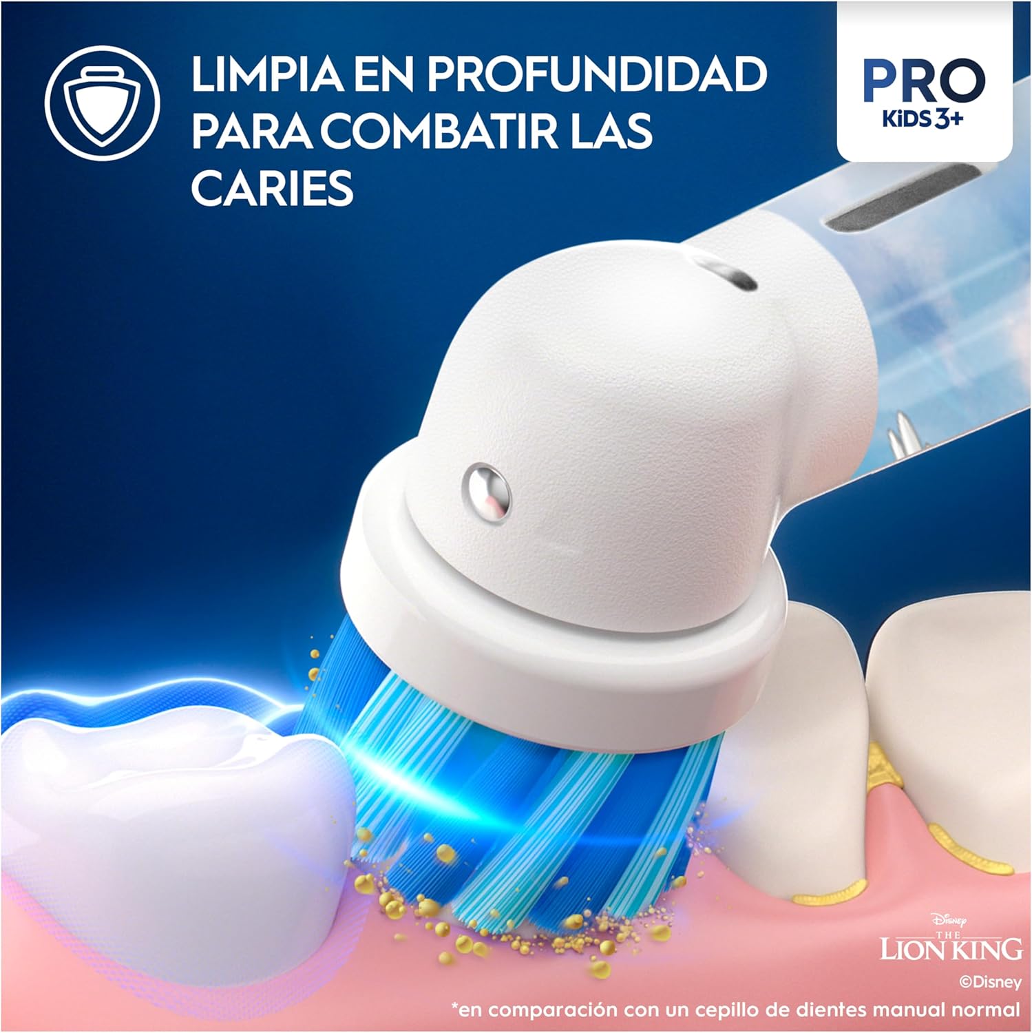 Escova de Dentes Oral-B Pro Kids 3 Rei Leão/ Inclui 1 Recarga - Imagem 3