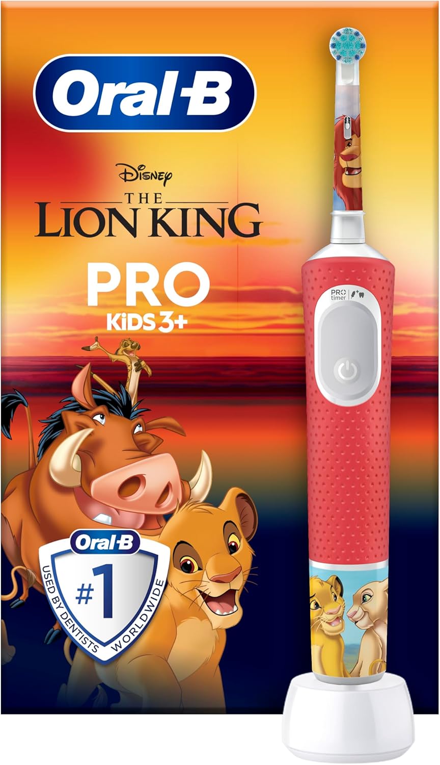 Escova de Dentes Oral-B Pro Kids 3 Rei Leão/ Inclui 1 Recarga