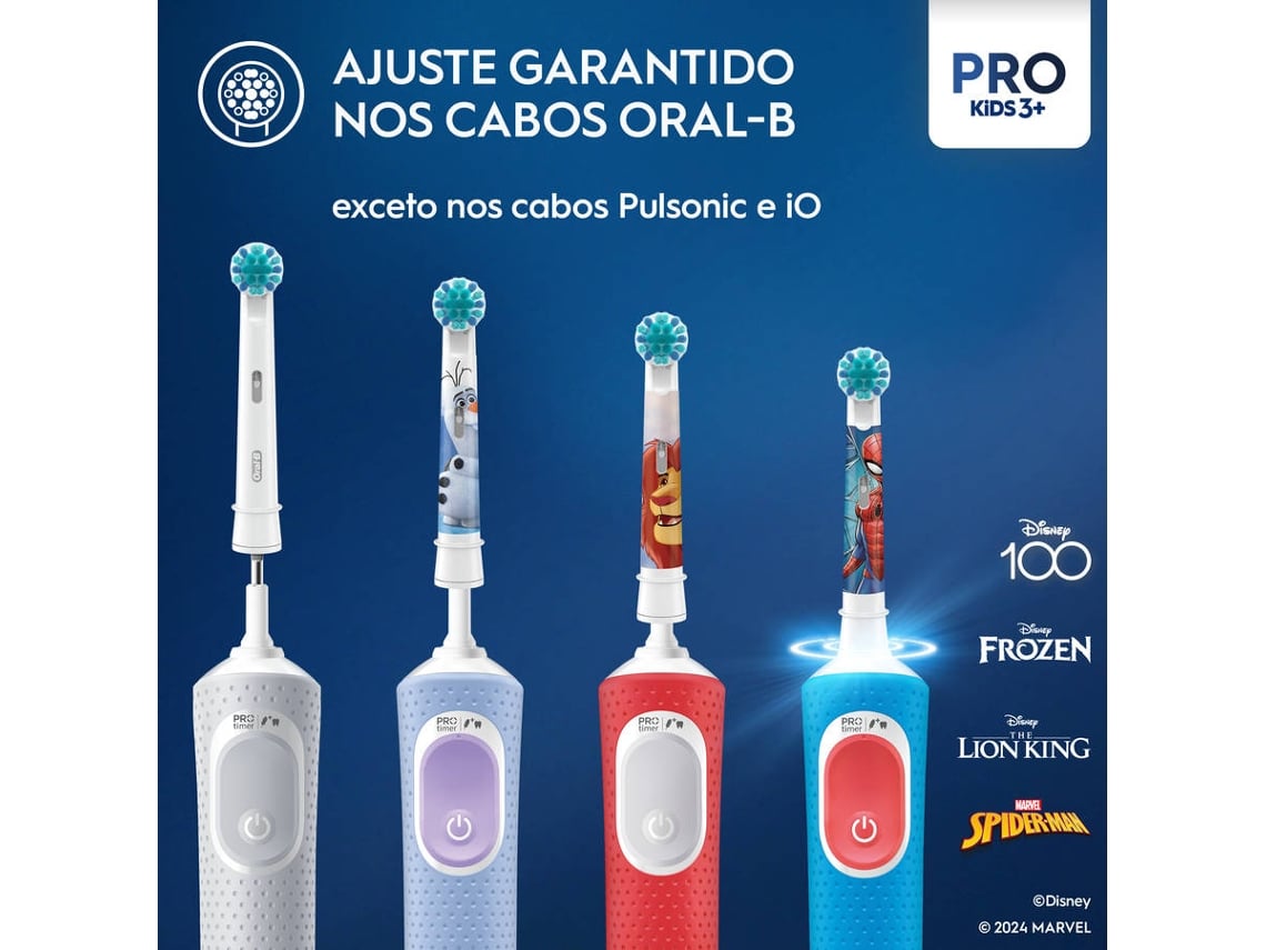 Escova de Dentes Oral-B Pro Kids 3 Rei Leão/ Inclui 1 Cabeça de Substituição - Imagem 7