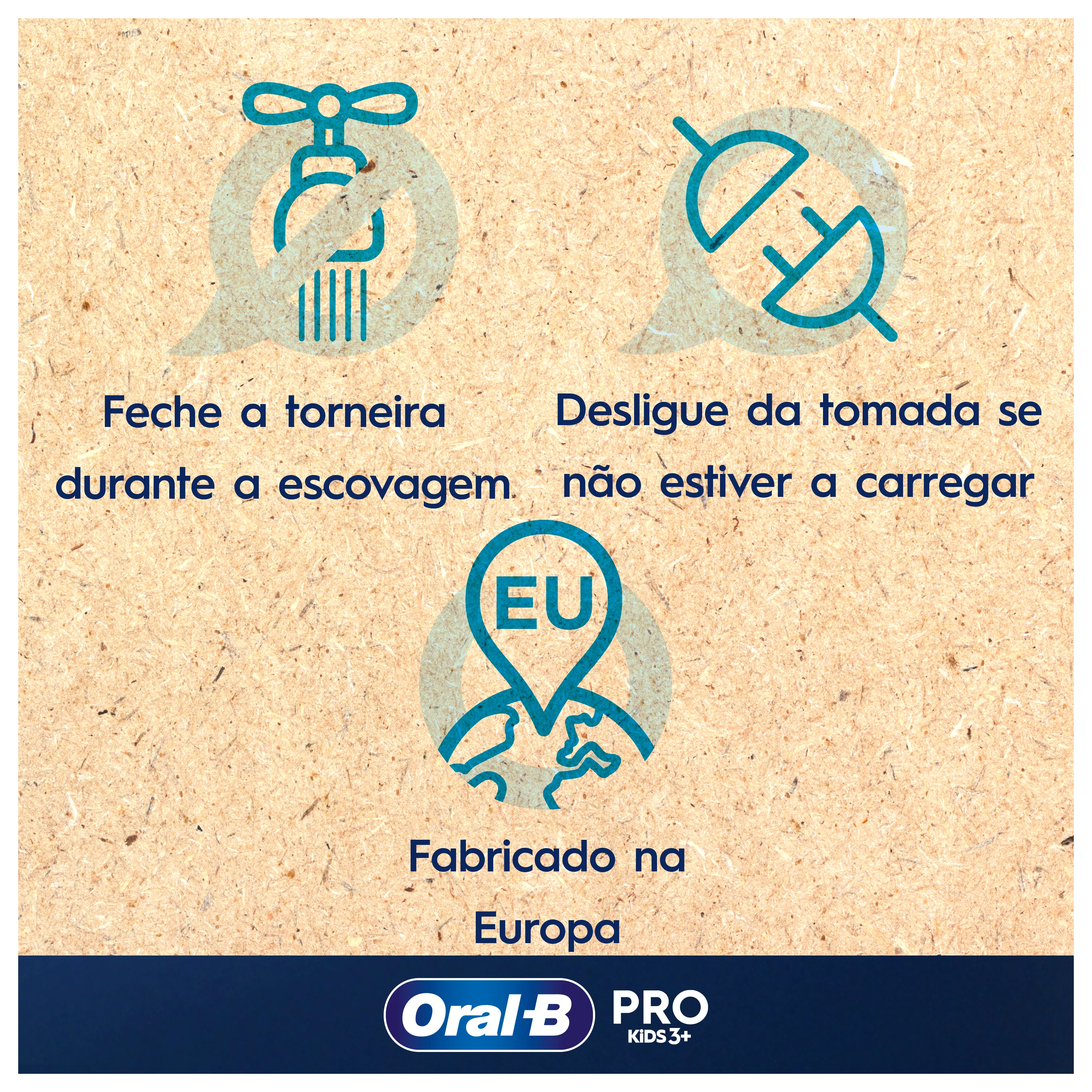 Escova de Dentes Oral-B Pro Kids 3 Frozen / Inclui 1 Recarga - Imagem 9