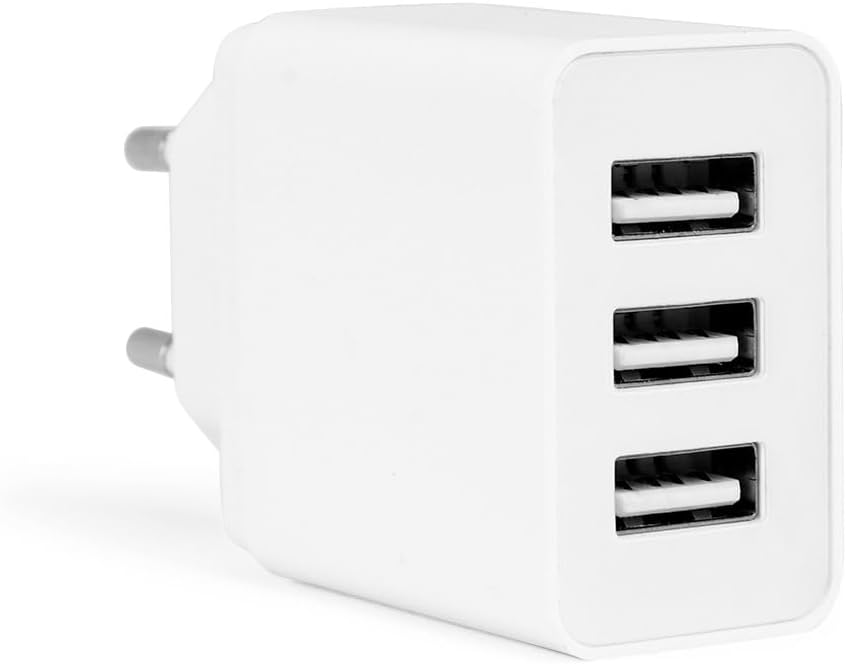 Carregador de Parede Orbegozo EN 1100/ 3xUSB/ 17W