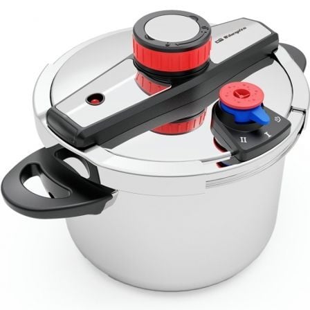Panela de Pressão Orbegozo HP 6200 6L Aço Inoxidável 18/10 Indução EasyLock - Imagem 2