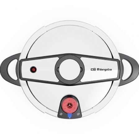 Panela de Pressão Orbegozo HP 6200 6L Aço Inoxidável 18/10 Indução EasyLock - Imagem 3
