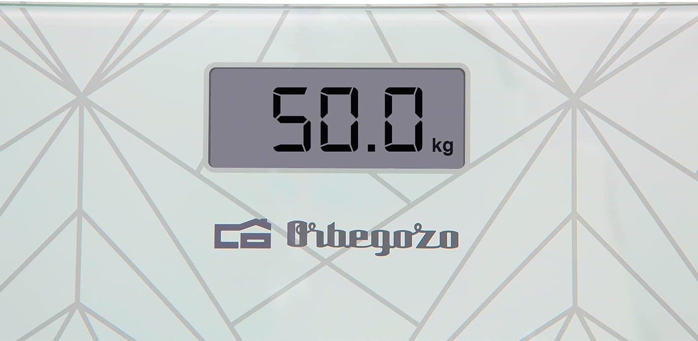 Balança de Casa de Banho Orbegozo PB-2218 A/ Até 180kg/ Branca - Imagem 3