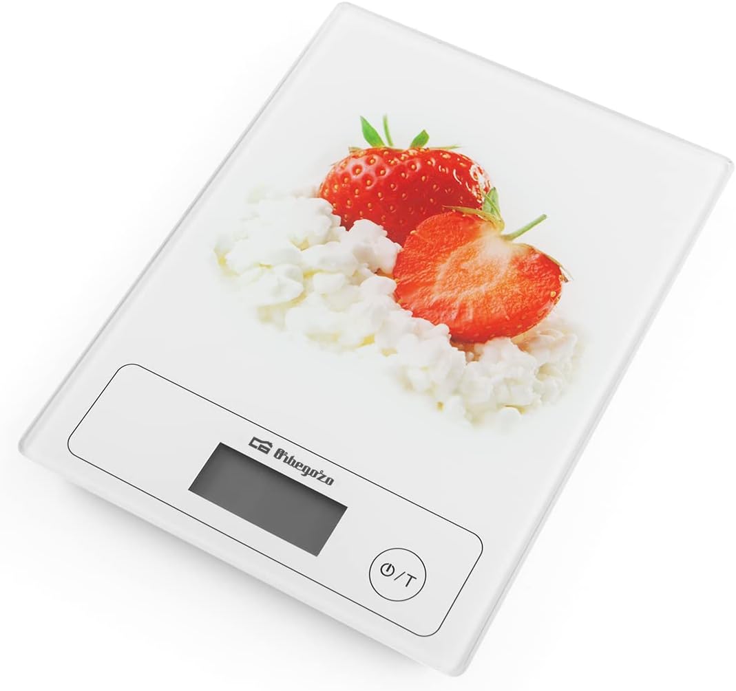 Balança de Cozinha Eletrónica Orbegozo PC 1018/ até 5kg/ Branca