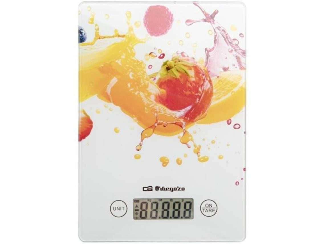 Balança de Cozinha Eletrónica Orbegozo PC 1023/ até 5 kg/ Branca