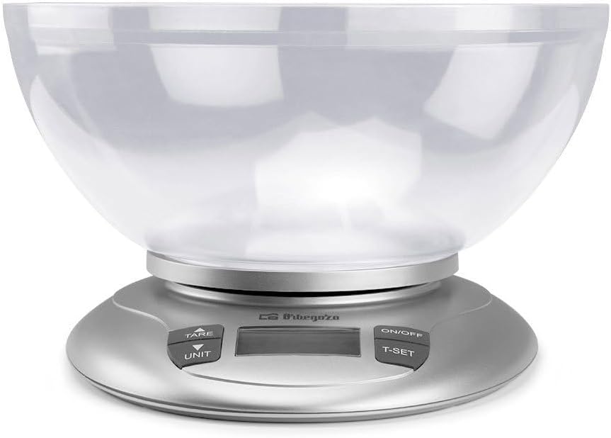 Balança de Cozinha Eletrónica Orbegozo PC 2017 A/ até 3.5kg/ Prata - Imagem 2