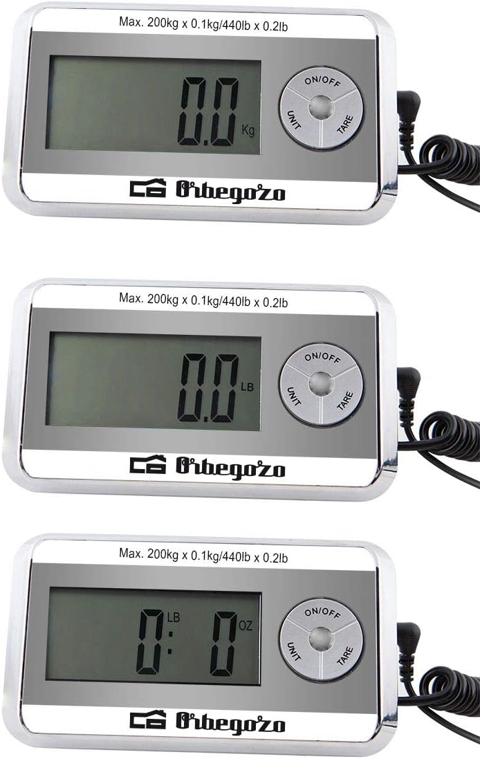 Balança de Cozinha Eletrónica Orbegozo PC 5500/ até 200kg/ Prateada - Imagem 4