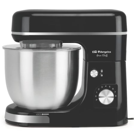 Batedeira Amassadora Orbegozo AM 6700 1300W Taça 5L Inox 8 Velocidades Movimento Planetário