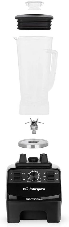 Batedeira de Copo Orbegozo BV 9650 A/ 1500W/ 10 Velocidades/ Capacidade 2L - Imagem 5