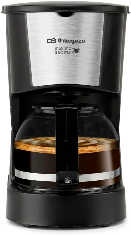 Cafeteira de Gotejo Orbegozo CG 4206/ 6 Chávenas/ Preta