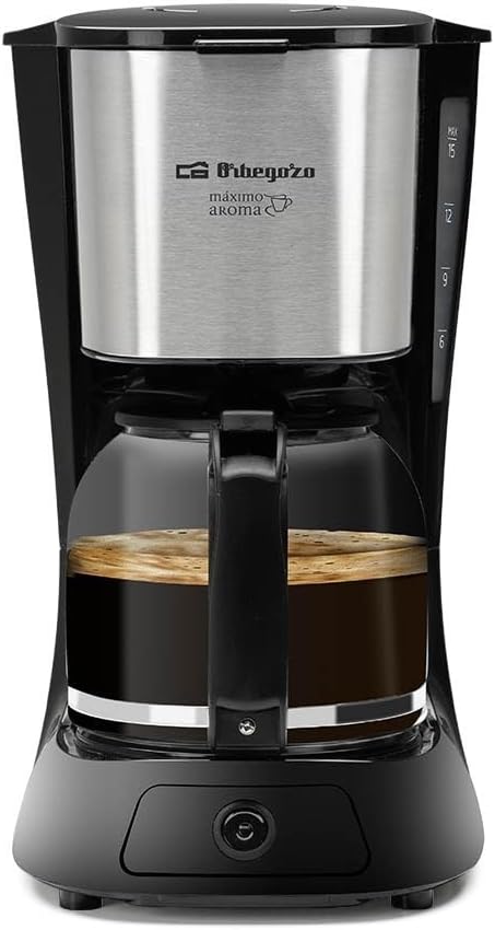 Cafeteira de Gotejo Orbegozo CG 4515/ 15 Chávenas/ Preta