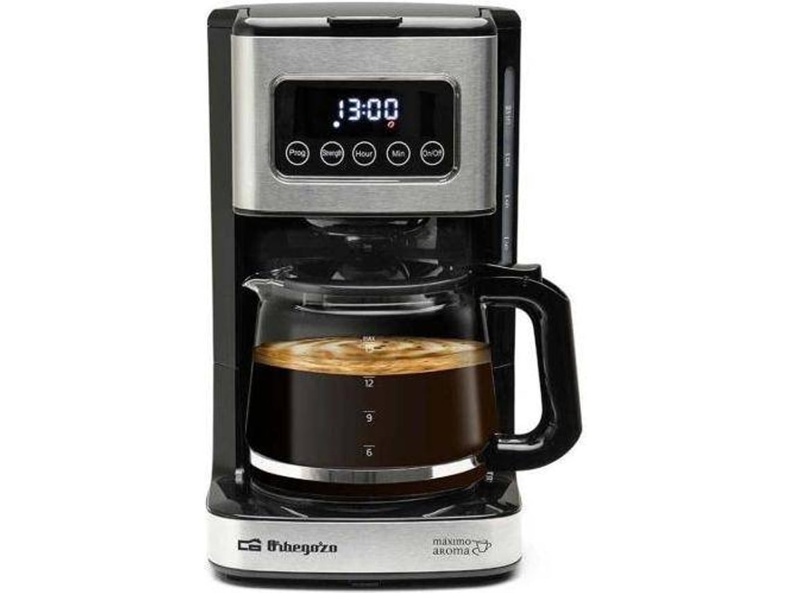 Cafeteira de Gotejo Orbegozo CG 6015/ 15 Chávenas/ Preta
