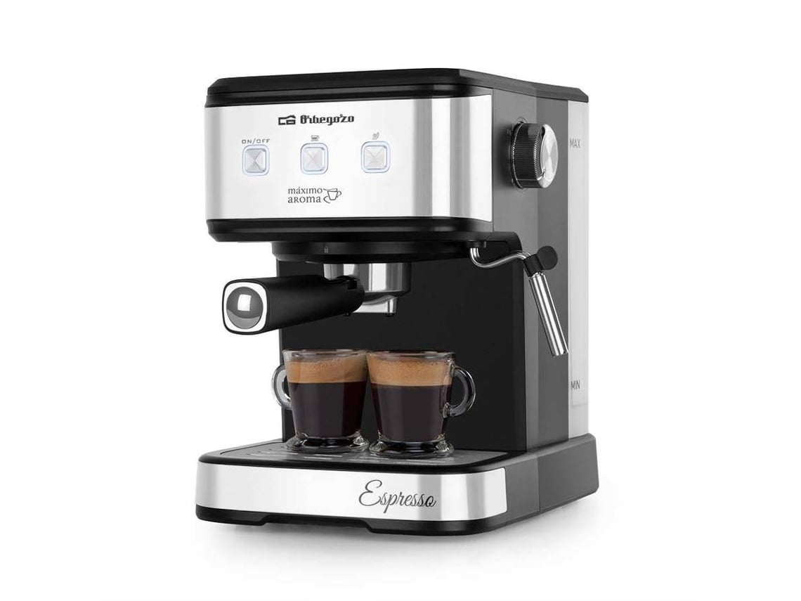 Máquina de Café Expresso Orbegozo EX 5210/ 1100W/ 20 Bares