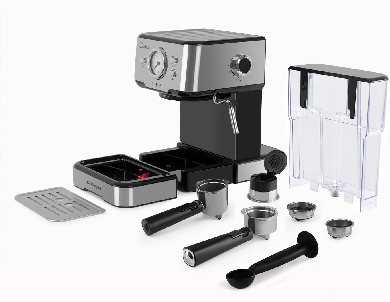 Máquina de Café Expresso Orbegozo EX 5500/ 1100W/ 20 Bares - Imagem 7