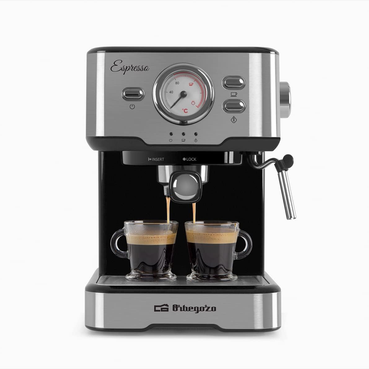 Máquina de Café Expresso Orbegozo EX 5500/ 1100W/ 20 Bares - Imagem 2
