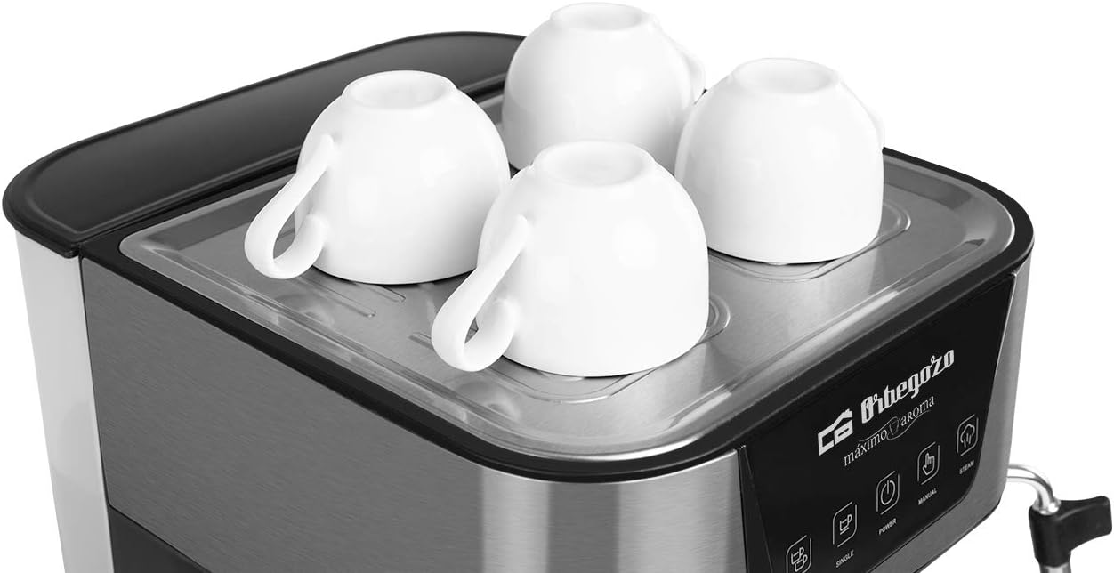 Cafeteira Expresso Orbegozo EX 6000/ 1050W/ 20 Bares - Imagem 5