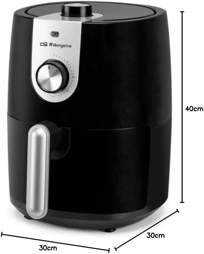 Fritadeira sem Óleo Orbegozo FDR 27 Airfryer 1200W 2.5L com Temporizador e Termostato Ajustável - Imagem 8