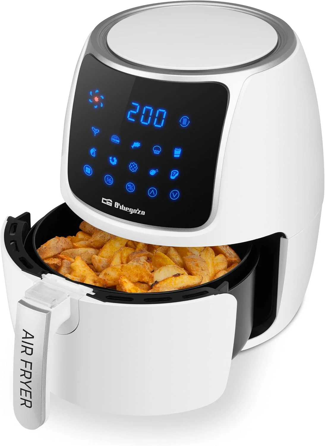 Fritadeira sem Óleo Orbegozo FDR 64 4L 1500W 10 Programas Ecrã Tátil LED