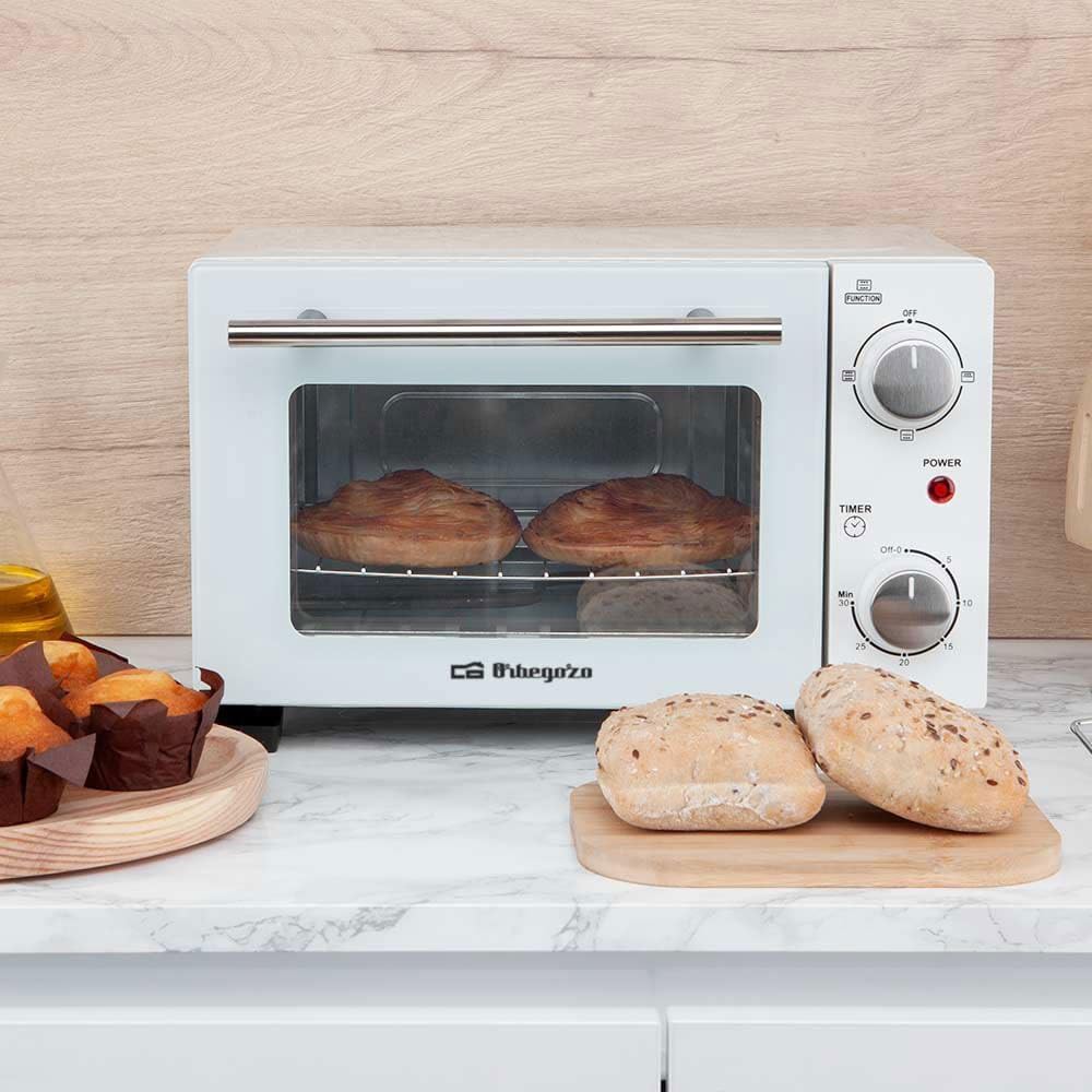 Forno de Bancada Orbegozo HO 975/ 800W/ Capacidade 10L/ Branco - Imagem 6