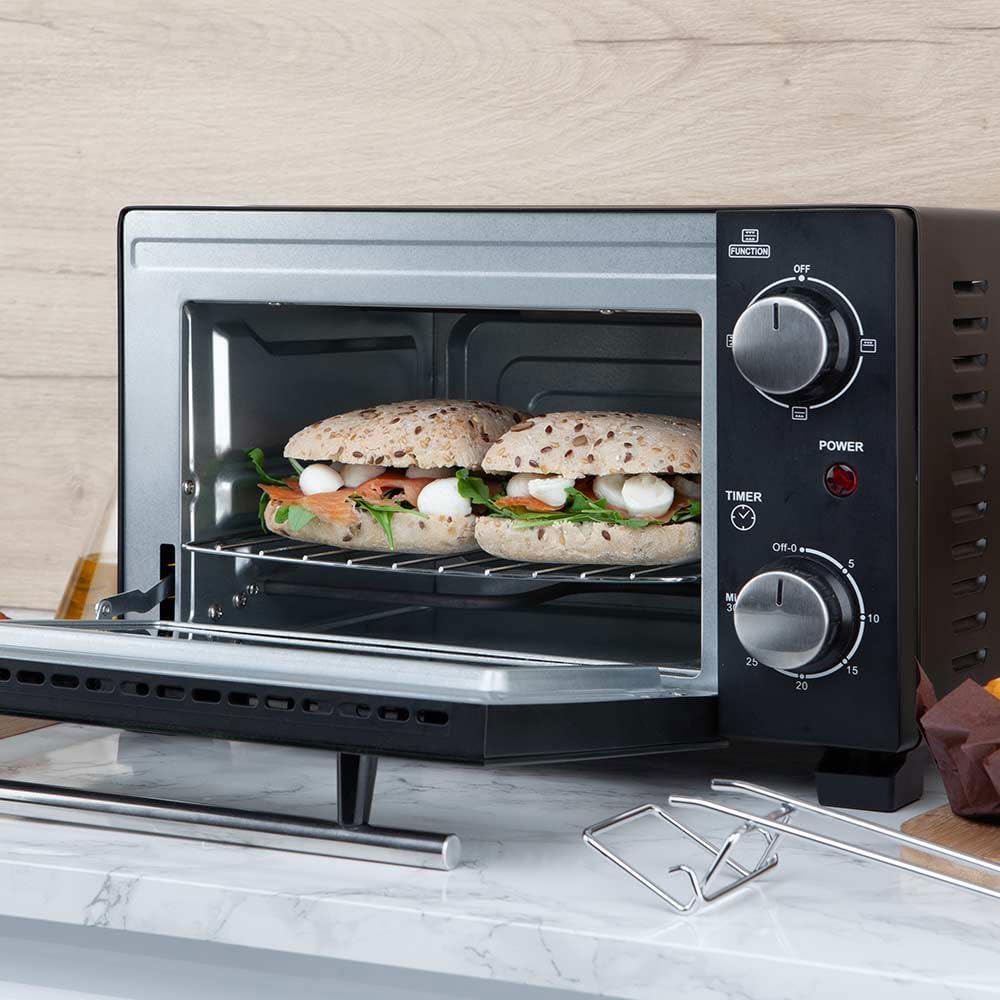 Forno de Sobremesa Orbegozo HO 985/ 800W/ Capacidade 10L/ Preto - Imagem 7