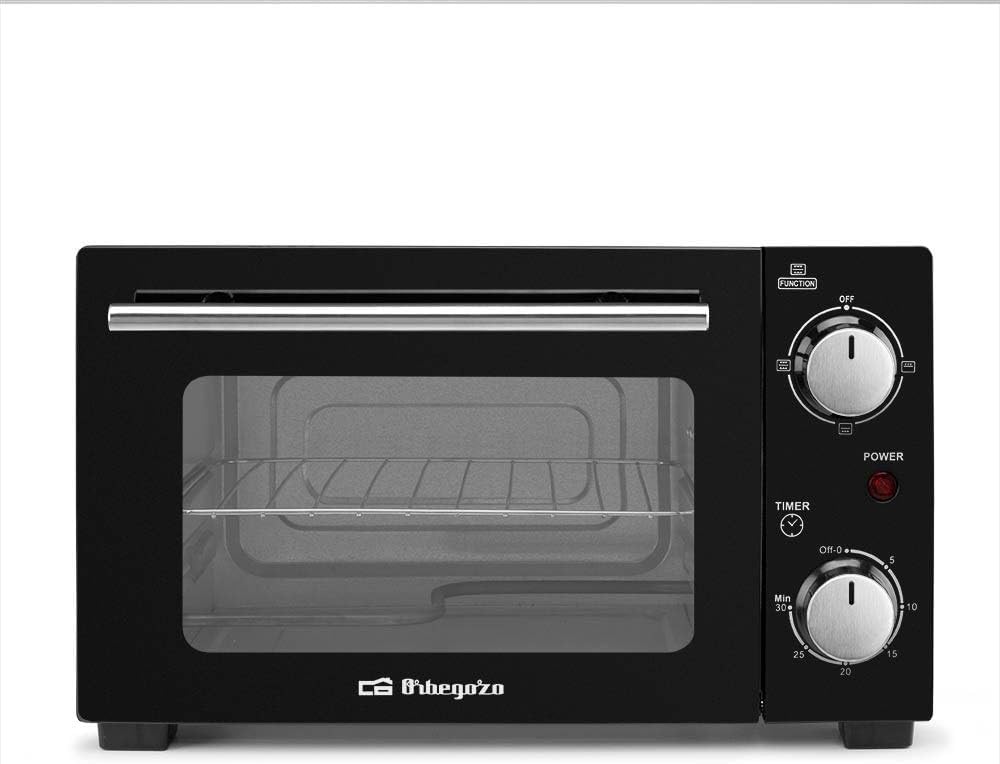 Forno de Sobremesa Orbegozo HO 985/ 800W/ Capacidade 10L/ Preto - Imagem 3