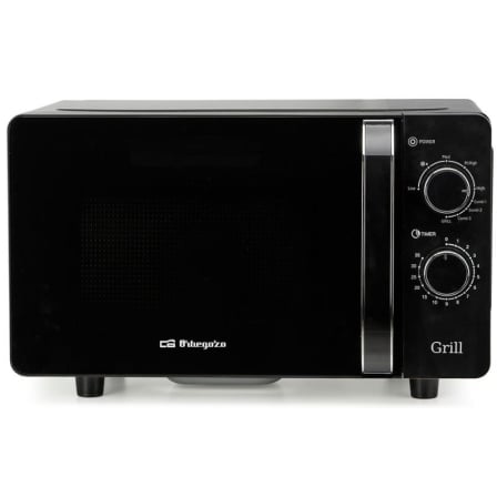 Micro-ondas com Grill Orbegozo MIG 2071 CE 20L 700W/800W Tecnologia Flatbed Interior Cerâmico Preto